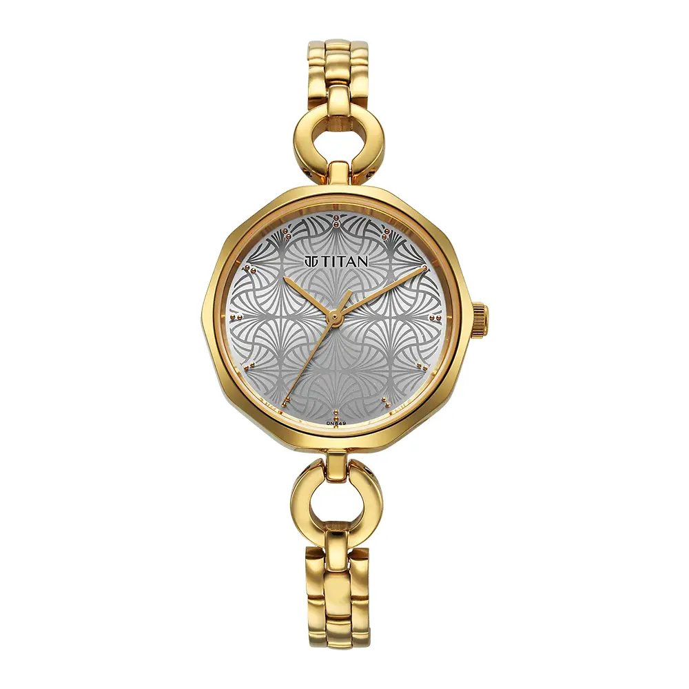 Titan Karishma Silver Dial Watch for Women
